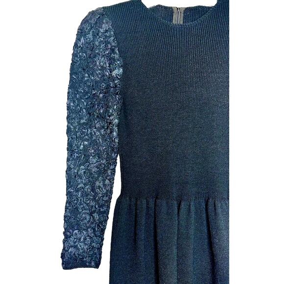 St. John Collection by Marie Gray Vintage Ruffle Cocktail dress no size tag - Picture 4 of 6